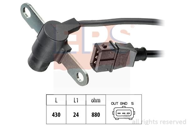 Eps 1.953.198 Crankshaft position sensor 1953198: Buy near me in Poland at 2407.PL - Good price!