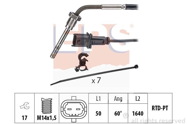 Eps 1.220.323 Exhaust gas temperature sensor 1220323: Buy near me in Poland at 2407.PL - Good price!