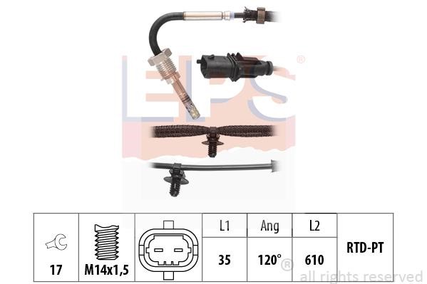 Eps 1.220.357 Exhaust gas temperature sensor 1220357: Buy near me in Poland at 2407.PL - Good price!