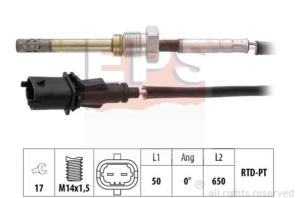 Eps 1.220.134 Exhaust gas temperature sensor 1220134: Buy near me in Poland at 2407.PL - Good price!