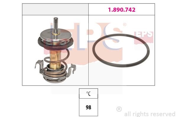 Eps 1.880.991 Thermostat, coolant 1880991: Buy near me at 2407.PL in Poland at an Affordable price!