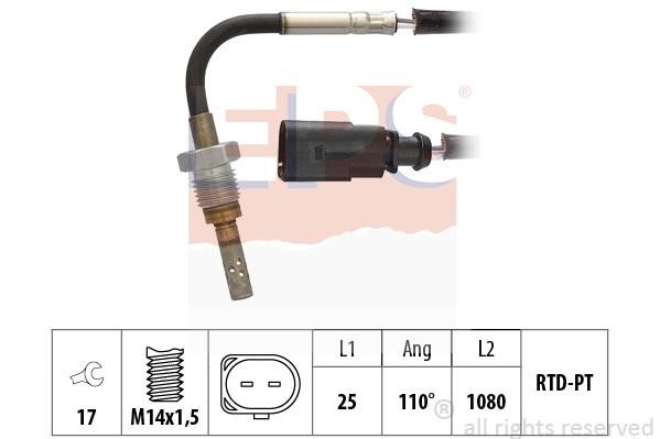 Eps 1.220.253 Exhaust gas temperature sensor 1220253: Buy near me in Poland at 2407.PL - Good price!