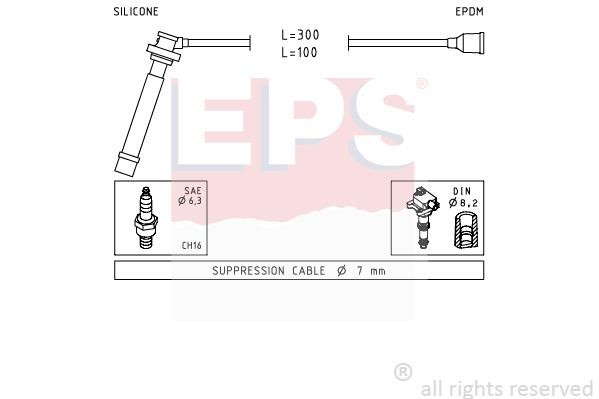 Eps 1.499.013 Ignition cable kit 1499013: Buy near me in Poland at 2407.PL - Good price!