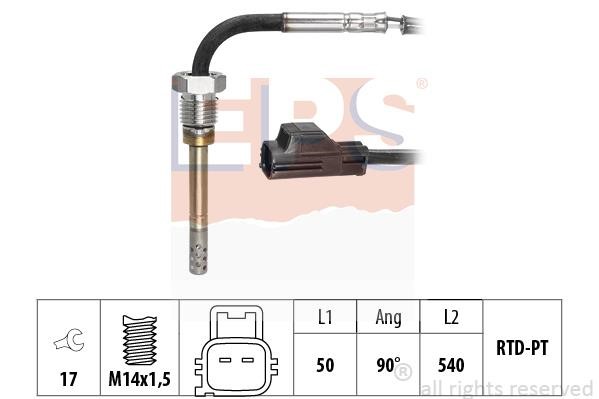 Eps 1.220.089 Exhaust gas temperature sensor 1220089: Buy near me at 2407.PL in Poland at an Affordable price!