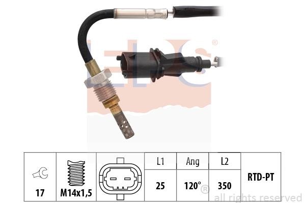 Eps 1.220.136 Exhaust gas temperature sensor 1220136: Buy near me in Poland at 2407.PL - Good price!