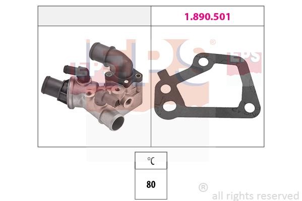 Eps 1.880.095 Thermostat, coolant 1880095: Buy near me in Poland at 2407.PL - Good price!