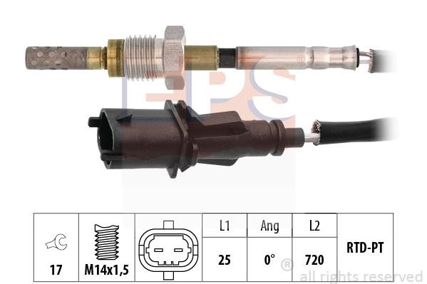 Eps 1.220.178 Exhaust gas temperature sensor 1220178: Buy near me in Poland at 2407.PL - Good price!