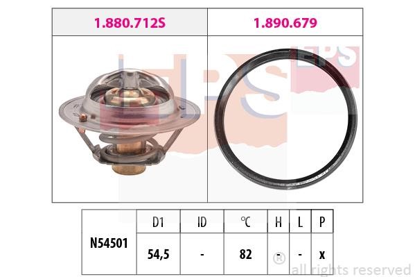 Eps 1.880.712 Thermostat, coolant 1880712: Buy near me in Poland at 2407.PL - Good price!