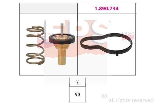 Eps 1.879.990 Thermostat, coolant 1879990: Buy near me in Poland at 2407.PL - Good price!