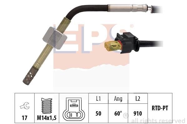 Eps 1.220.083 Exhaust gas temperature sensor 1220083: Buy near me in Poland at 2407.PL - Good price!