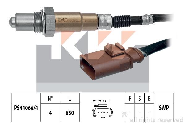 KW 498057 Lambda sensor 498057: Buy near me in Poland at 2407.PL - Good price!