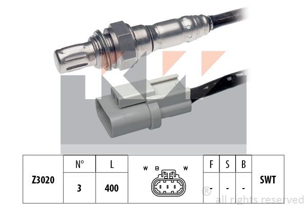 KW 497327 Lambda sensor 497327: Buy near me in Poland at 2407.PL - Good price!