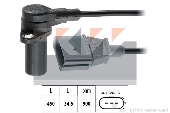 KW 453.383 Crankshaft position sensor 453383: Buy near me in Poland at 2407.PL - Good price!