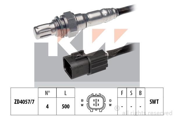 KW 497531 Lambda sensor 497531: Buy near me in Poland at 2407.PL - Good price!