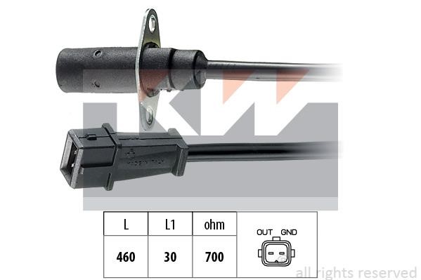 KW 453001 Crankshaft position sensor 453001: Buy near me in Poland at 2407.PL - Good price!