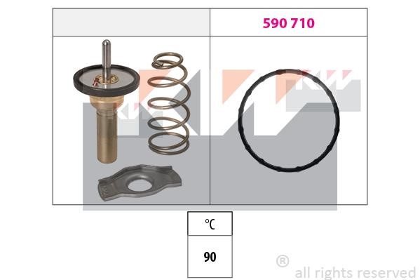 KW 580774 Thermostat, coolant 580774: Buy near me in Poland at 2407.PL - Good price!