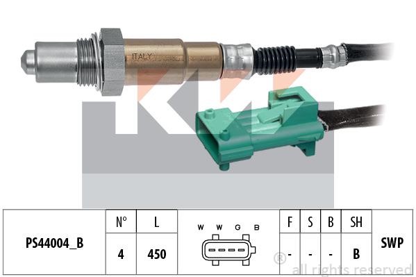 KW 498206 Lambda sensor 498206: Buy near me in Poland at 2407.PL - Good price!