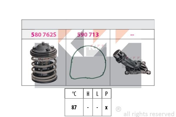 KW 580851K Thermostat, coolant 580851K: Buy near me in Poland at 2407.PL - Good price!