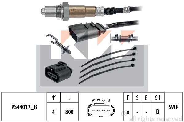 KW 498253 Lambda sensor 498253: Buy near me in Poland at 2407.PL - Good price!