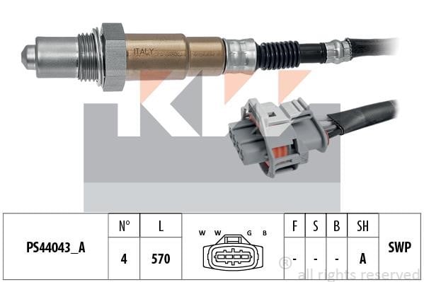 KW 498321 Lambda sensor 498321: Buy near me in Poland at 2407.PL - Good price!