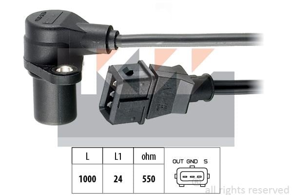 KW 453228 Crankshaft position sensor 453228: Buy near me at 2407.PL in Poland at an Affordable price!