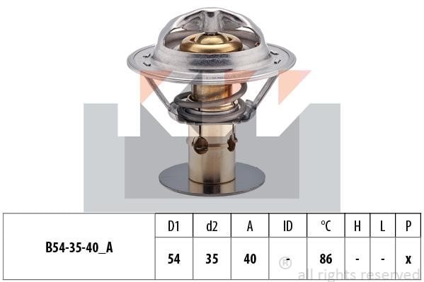 KW 580498S Thermostat, coolant 580498S: Buy near me in Poland at 2407.PL - Good price!