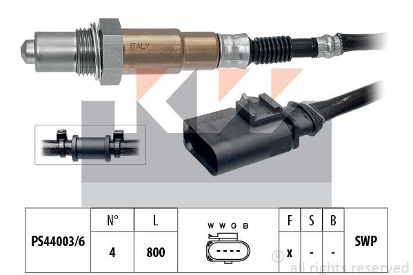 KW 498354 Lambda sensor 498354: Buy near me in Poland at 2407.PL - Good price!