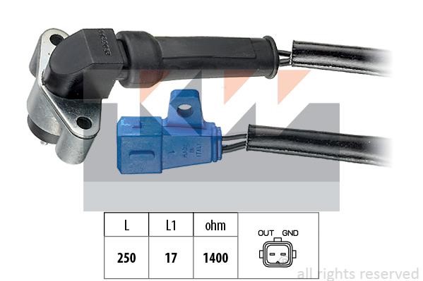 KW 453129 Crankshaft position sensor 453129: Buy near me in Poland at 2407.PL - Good price!