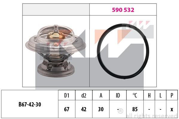 KW 580280 Termostat, środek chłodzący 580280: Dobra cena w Polsce na 2407.PL - Kup Teraz!