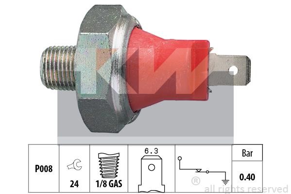 KW 500.017 Oil Pressure Switch 500017: Buy near me in Poland at 2407.PL - Good price!