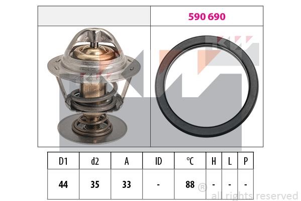 KW 580685 Thermostat, Kühlmittel 580685: Kaufen Sie zu einem guten Preis in Polen bei 2407.PL!