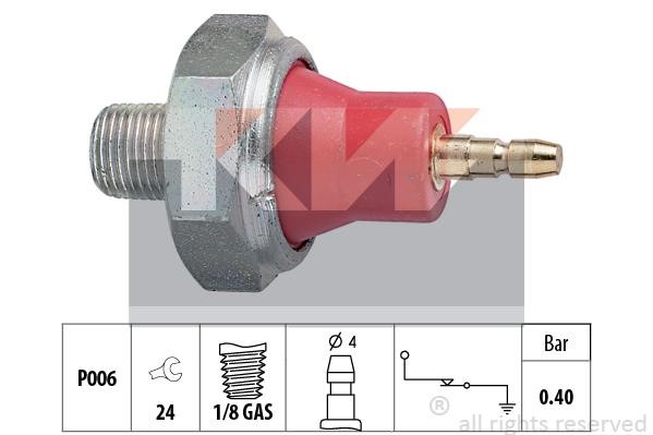 KW 500.015 Oil Pressure Switch 500015: Buy near me in Poland at 2407.PL - Good price!