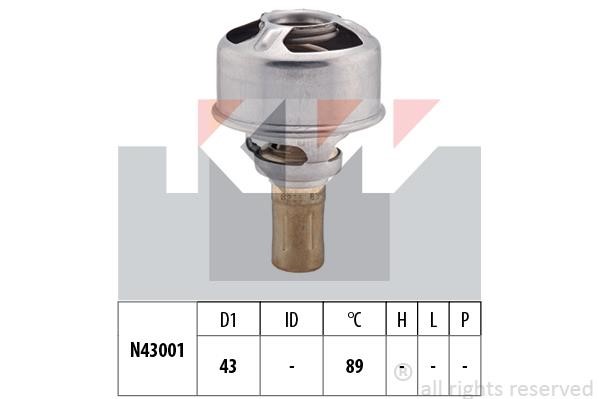 KW 580246 Thermostat, coolant 580246: Buy near me in Poland at 2407.PL - Good price!