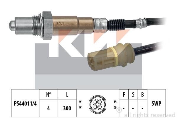 KW 497298 Lambda sensor 497298: Buy near me in Poland at 2407.PL - Good price!