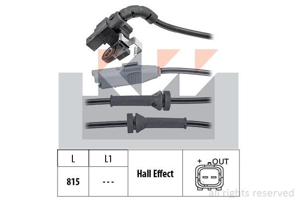 KW 460063 Sensor ABS 460063: Kaufen Sie zu einem guten Preis in Polen bei 2407.PL!