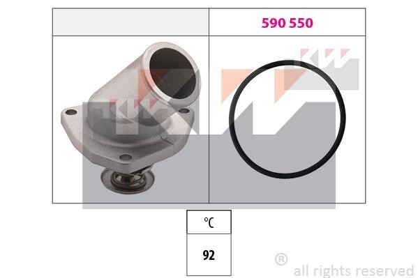 KW 580198 Thermostat, coolant 580198: Buy near me in Poland at 2407.PL - Good price!