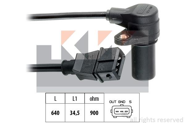KW 453 155 Crankshaft position sensor 453155: Buy near me in Poland at 2407.PL - Good price!