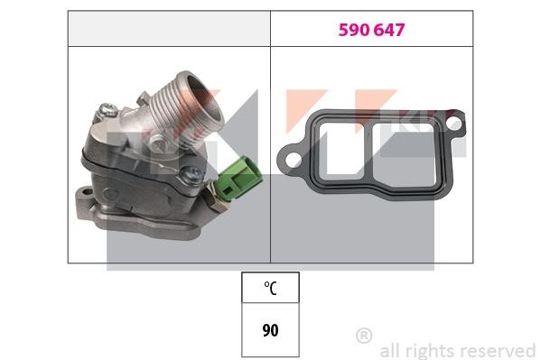 KW 580.606 Thermostat, coolant 580606: Buy near me at 2407.PL in Poland at an Affordable price!