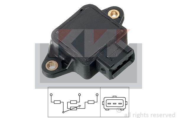 KW 495002 Throttle position sensor 495002: Buy near me in Poland at 2407.PL - Good price!