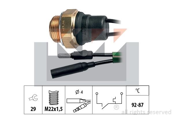 KW 550009 Датчик увімкнення вентилятора 550009: Приваблива ціна - Купити у Польщі на 2407.PL!