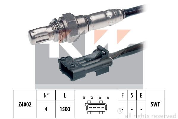 KW 497024 Lambda sensor 497024: Buy near me in Poland at 2407.PL - Good price!