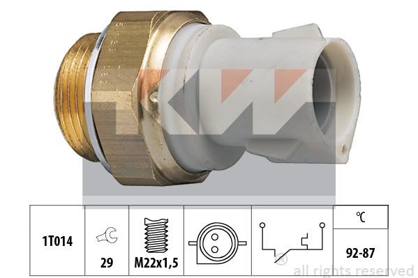 KW 550.129 Fan switch 550129: Buy near me at 2407.PL in Poland at an Affordable price!