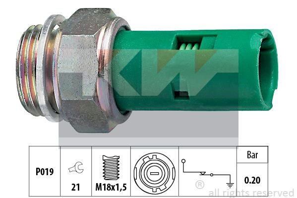 KW 500.110 Oil Pressure Switch 500110: Buy near me in Poland at 2407.PL - Good price!