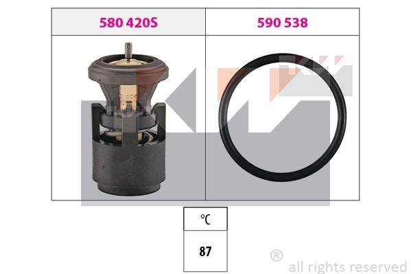 KW 580420 Thermostat, coolant 580420: Buy near me in Poland at 2407.PL - Good price!