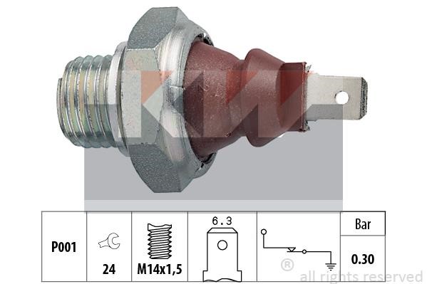 KW 500.023 Oil Pressure Switch 500023: Buy near me in Poland at 2407.PL - Good price!