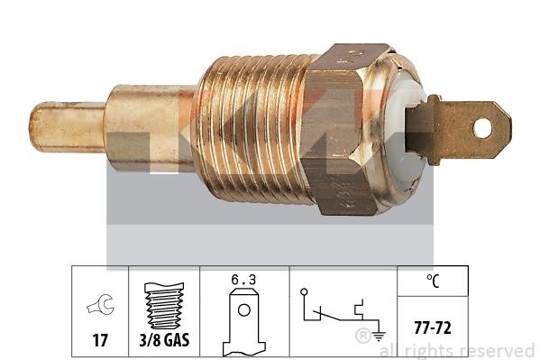 KW 550269 Датчик включения вентилятора 550269: Отличная цена - Купить в Польше на 2407.PL!