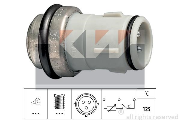 KW 530.533 Sensor, coolant temperature 530533: Buy near me in Poland at 2407.PL - Good price!