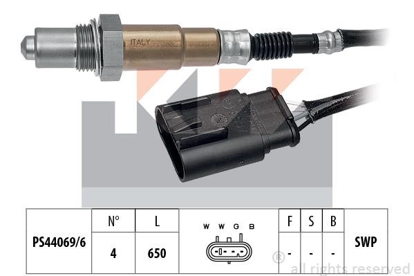 KW 498207 Lambda sensor 498207: Buy near me in Poland at 2407.PL - Good price!
