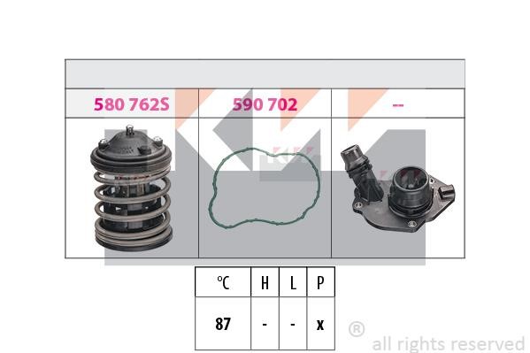 KW 580827K Thermostat, coolant 580827K: Buy near me in Poland at 2407.PL - Good price!