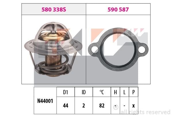 KW 580368 Thermostat, coolant 580368: Buy near me in Poland at 2407.PL - Good price!